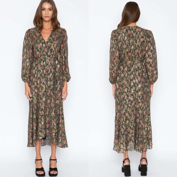 Anthropologie Caballero Moon Maxi, Starlight Floral Size XS - Picture 1 of 12